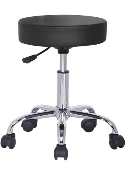 leather rolling bar chair modern design