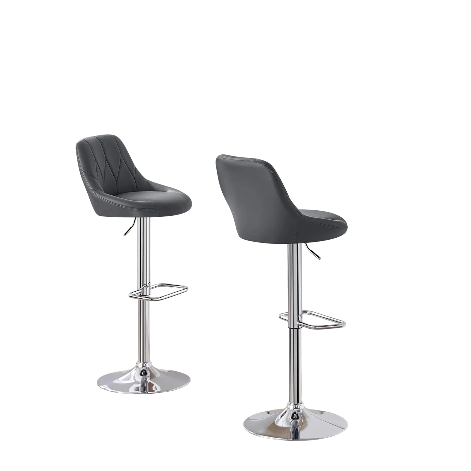 httpsraziri.com-furniture-bar stools-qatar (6) BST715 Counter Height Bar Stool | Modern Kitchen & Island Seating - Image 1