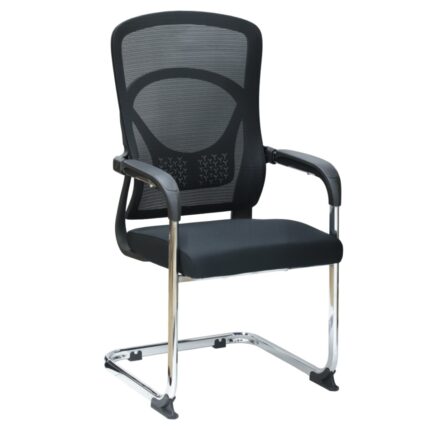visitor chair office guest seating chair front view