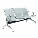 3 seater steel bench stainless steel waiting bench