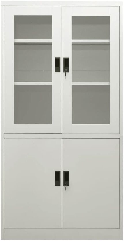 Metal storage cupboard for office files and home organization