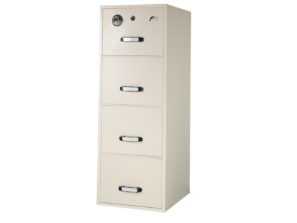 4-drawer steel cabinet office storage unit for documents and files