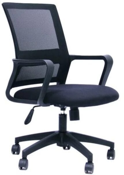 mesh office chair black low back ergonomic office chair with lumbar support