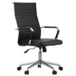 executive office chair black leather ergonomic swivel office chair