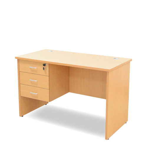 httpsraziri.com-raziri furniture - office desk-qatar (1) DSK111 Office Desk with Storage Drawers – Modern Workstation - Image 1