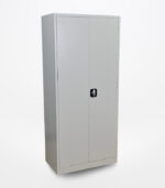 Industrial steel storage cabinet with strong double door design