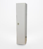 Compact vertical steel locker for secure storage