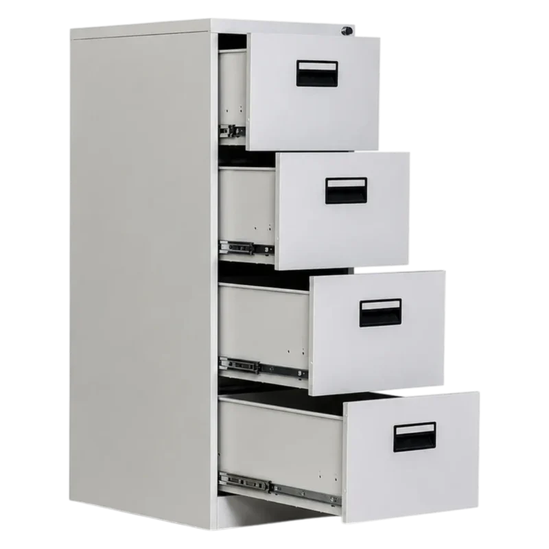 4-drawer steel cabinet office storage unit for documents and files