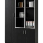 3-door office filing cabinet for document storage