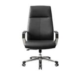 PET131 black leather office chair