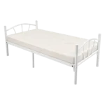 RAZ01 – Single Steel Bed – Silver - Image 2