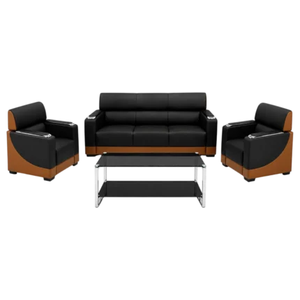 PKW04 modern luxury 4-seater commercial sofa