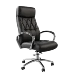 PET132 adjustable high-back leather office chair