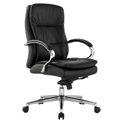 PET136 luxury executive black leather office chair