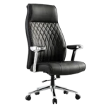PET138 adjustable high-back leather office chair