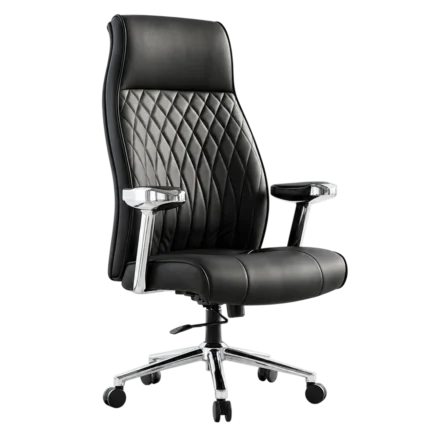 PET138 adjustable high-back leather office chair