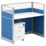 RAZ01 single seater workstation with movable pedestal Qatar