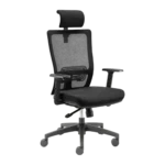 Adjustable height ergonomic gaming office chair with mesh back