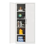 2-door metallic filing cabinet for office document storage