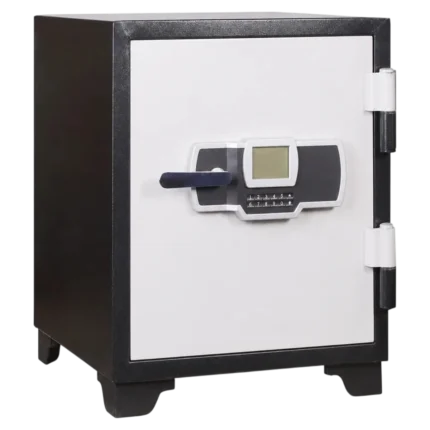 ire-resistant digital safe with override key